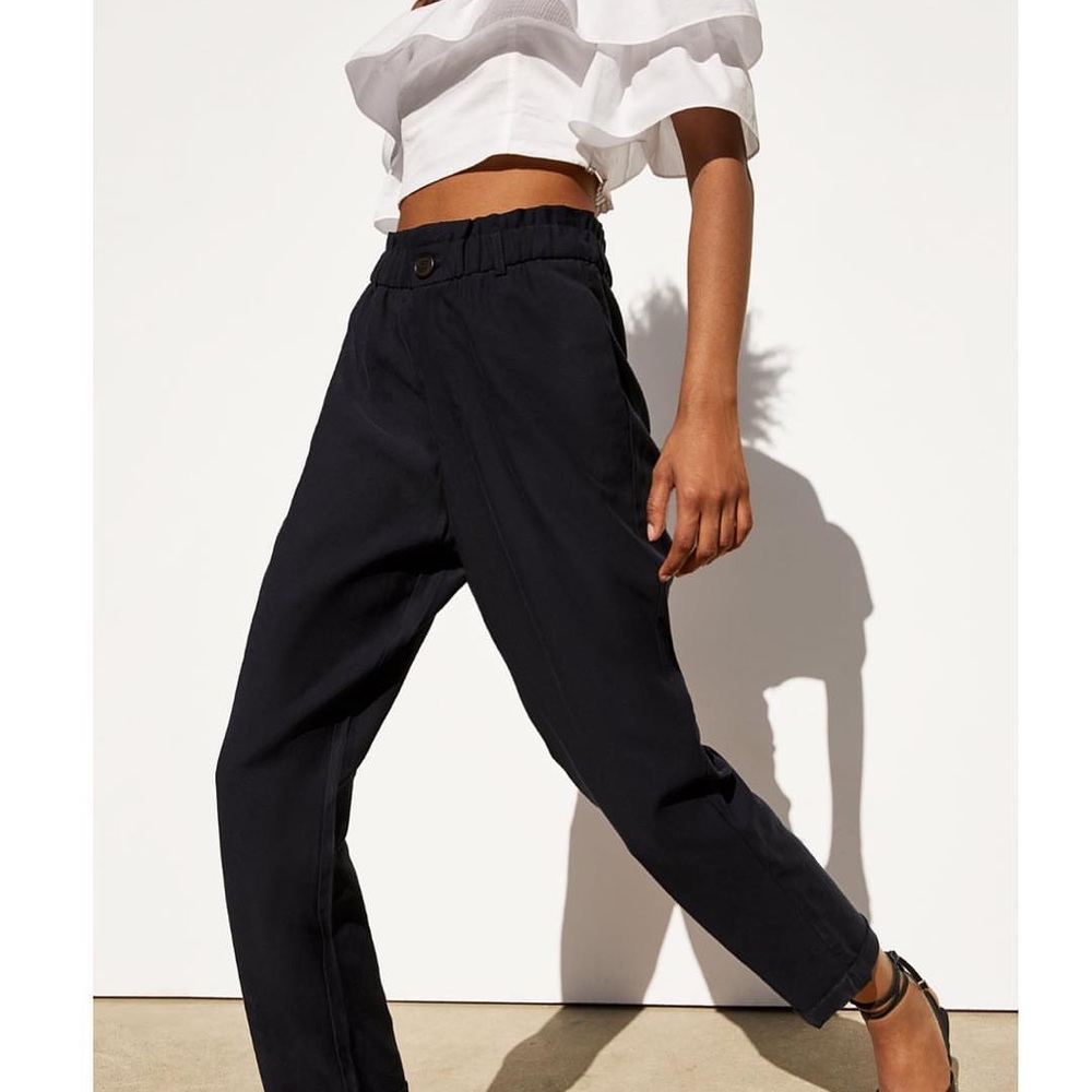 NWT Flowy Pants Navy XL - Picture 3 of 4